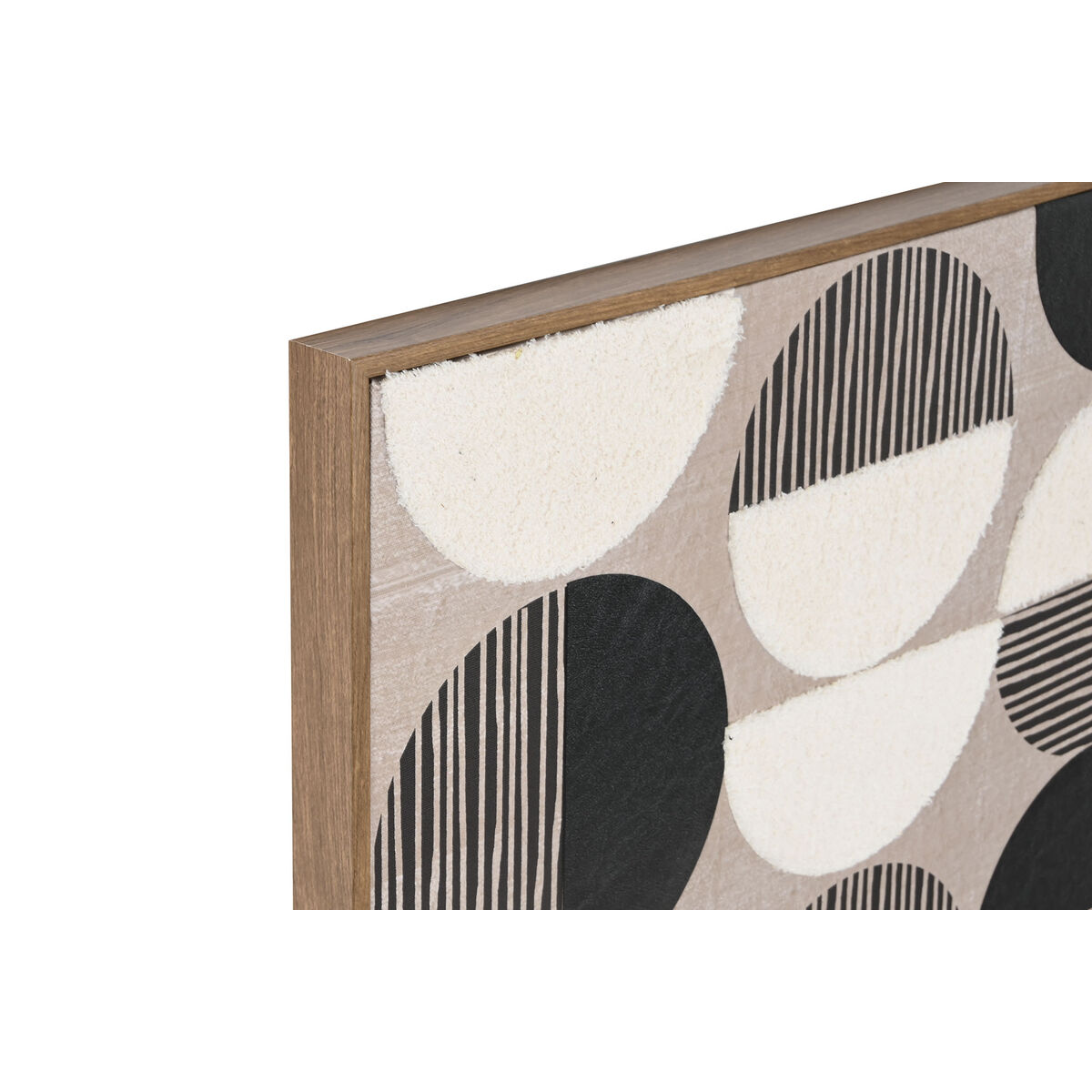 Kanvas Home ESPRIT Läder Furu Kanvas 80 x 2,4 x 80 cm - 2