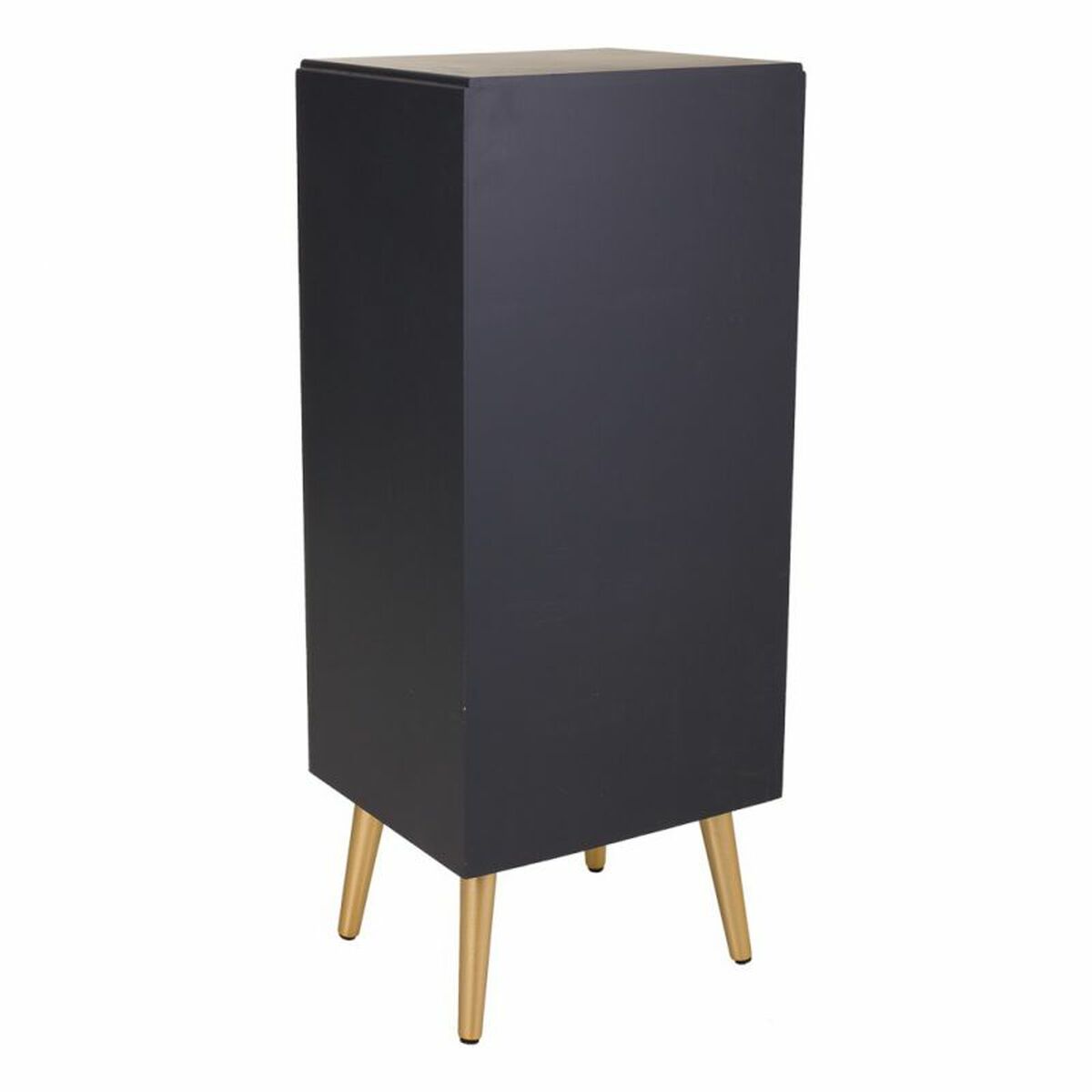 Kommod Alexandra House Living Gyllene Mörkgrå Trä MDF 36 x 100 x 42 cm - 5