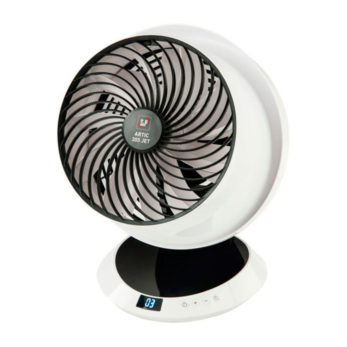 Bordsfläkt S&P ARTIC-305 JET 30W Svart