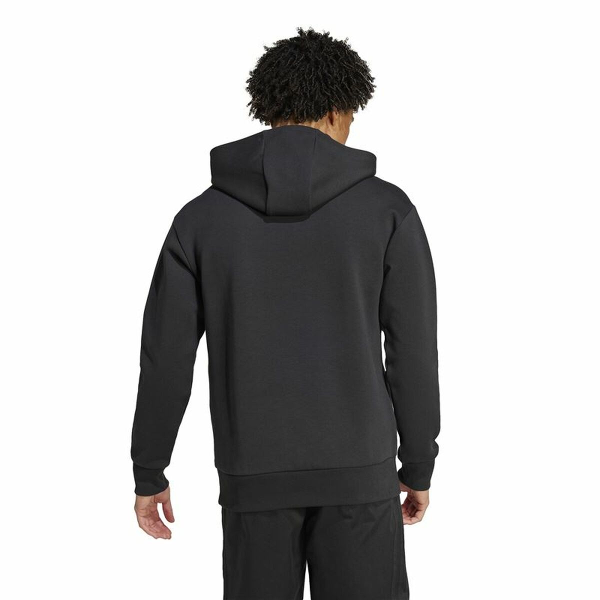 Tröja med huva Herr Adidas Jamaica Seasonal Doubleknit Svart - 3