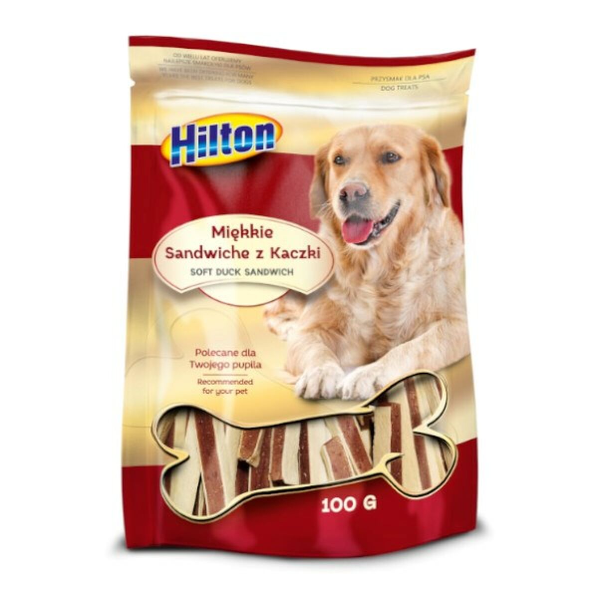 Hundgodis Hilton Soft duck sandwich 100 g