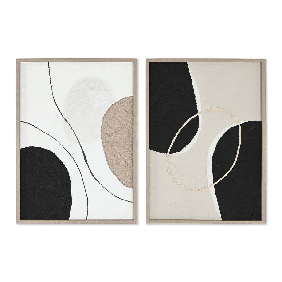 Kanvas Home ESPRIT Furu Kanvas 50 x 3,5 x 70 cm