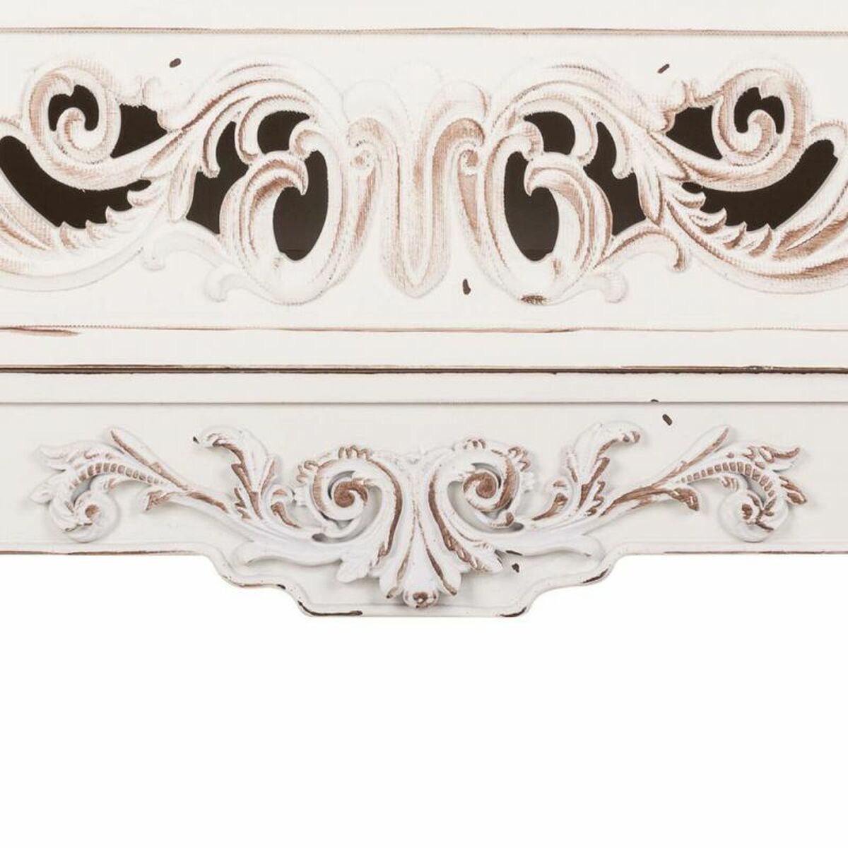 Kommod Alexandra House Living Vit Granträ Trä MDF 38 x 76 x 86 cm - 8