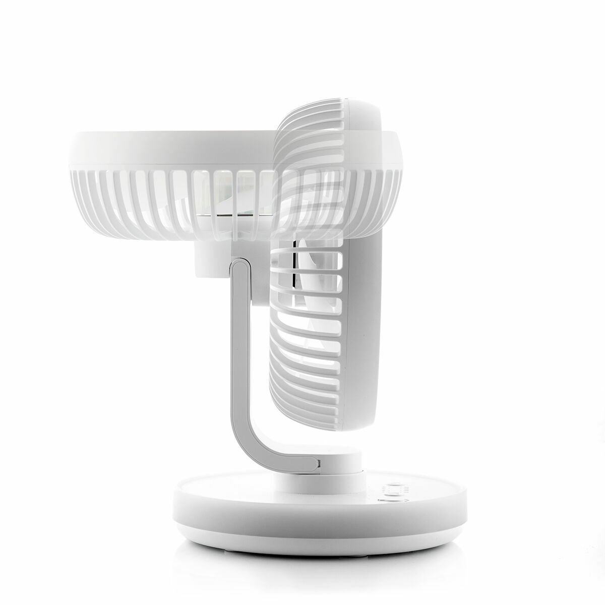 Laddningsbar Skrivbordsfläkt med LED FanLed InnovaGoods Ø6,6'' 4000 mAh - 3