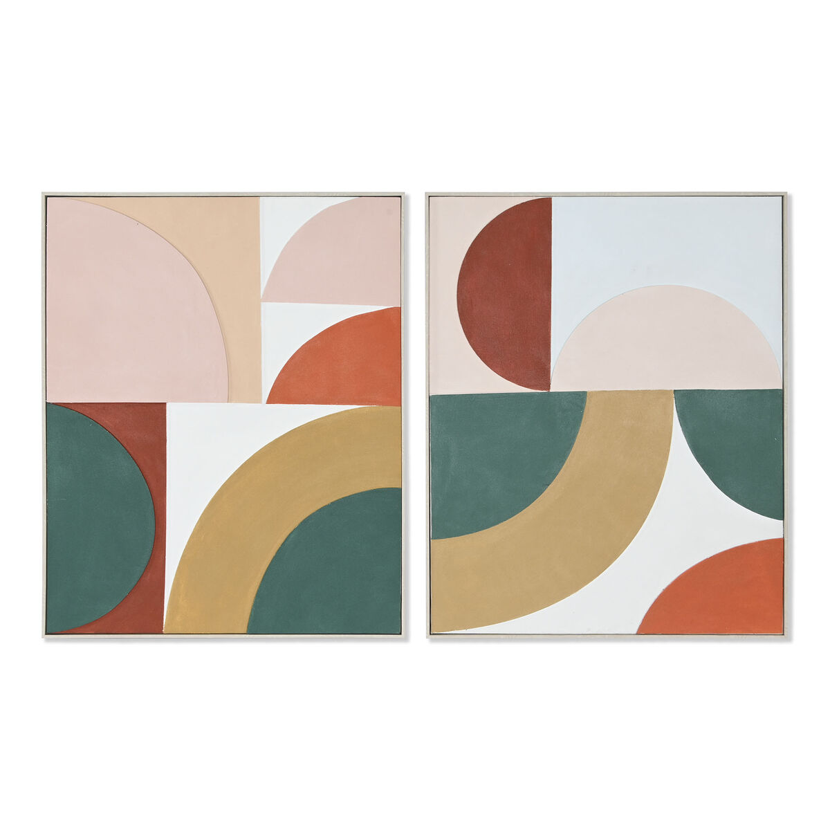 Kanvas Home ESPRIT polystyren Kanvas 80 x 3,5 x 100 cm
