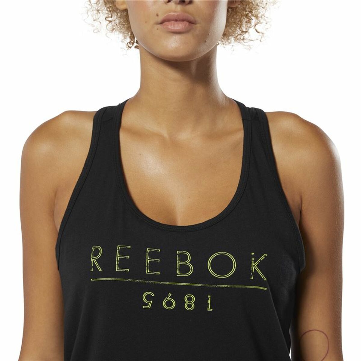 Ärmlös sporttröja Dam Reebok 1895 Race Svart - 5