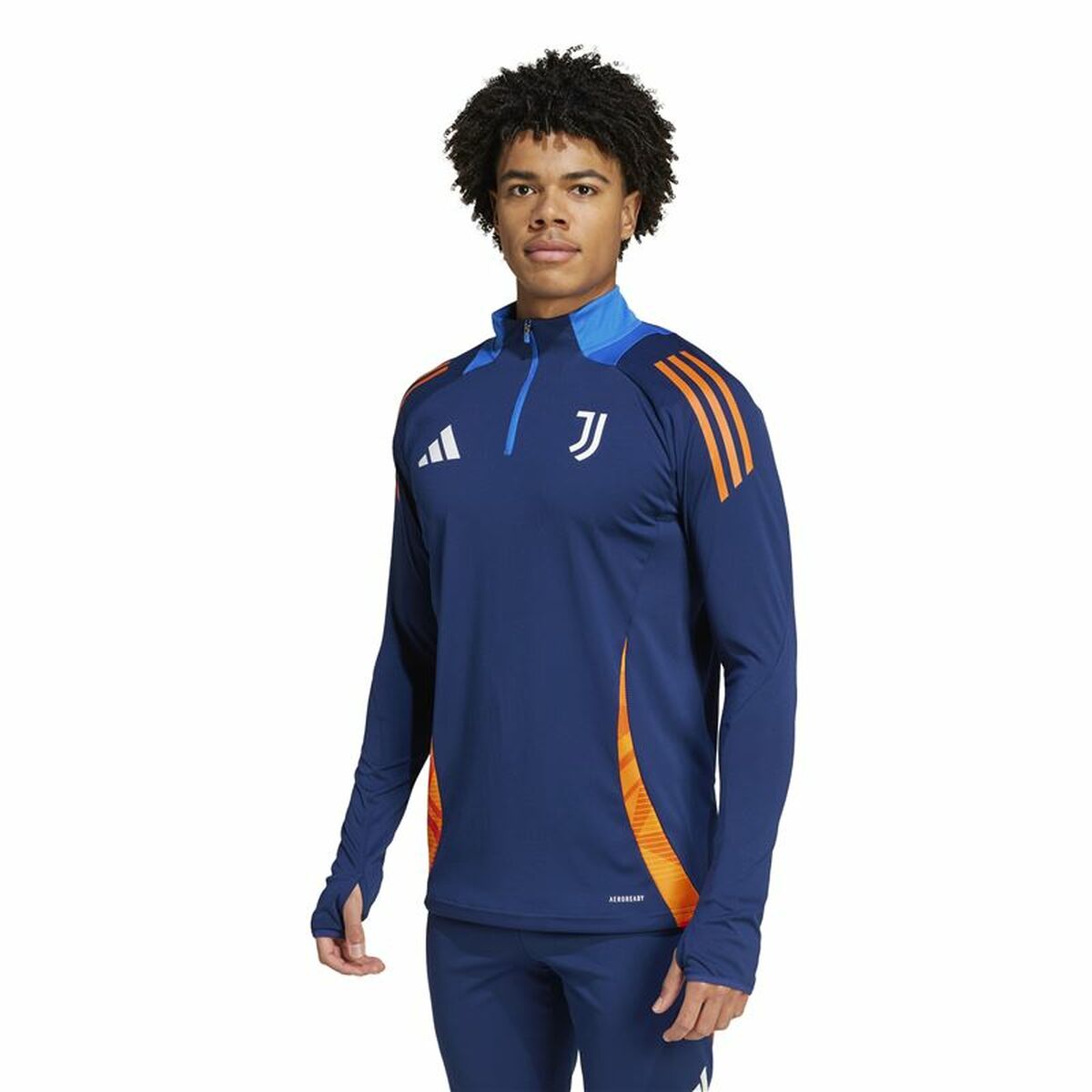 Tröja med huva Herr Adidas Juventus Tiro24 Competition Blå - 2