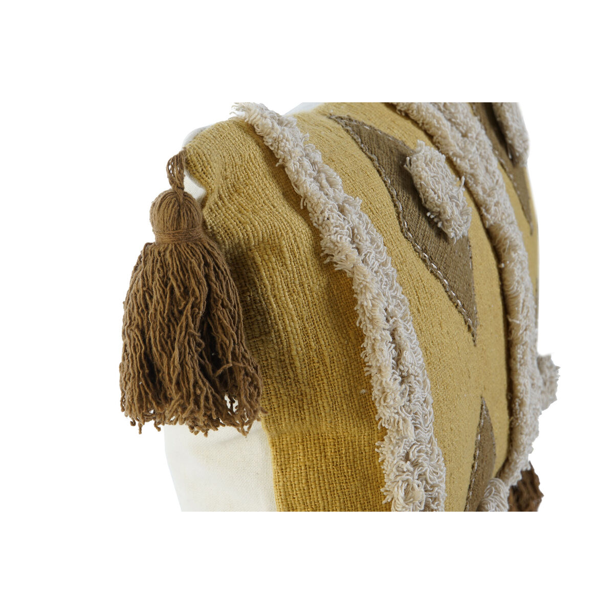Kudde Home ESPRIT Brun Beige Senap 50 x 15 x 30 cm - 4