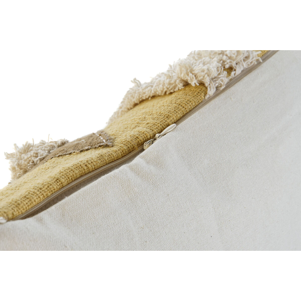 Kudde Home ESPRIT Brun Beige Senap 50 x 15 x 30 cm - 2
