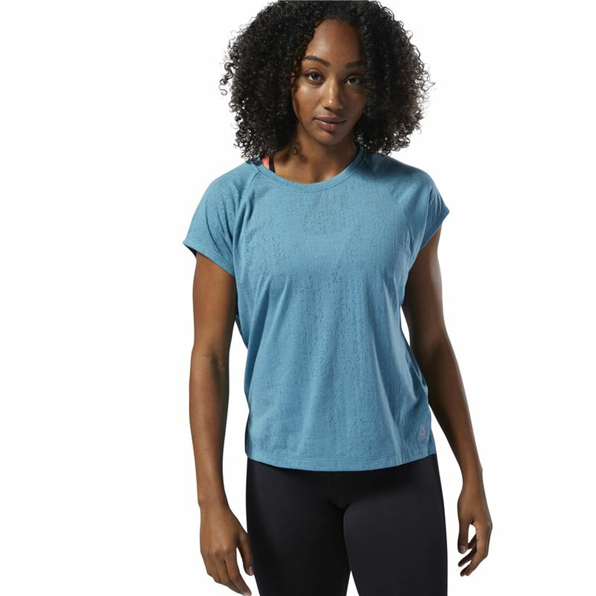 Ärmlös sporttröja Dam Reebok Burnout Blå - 2
