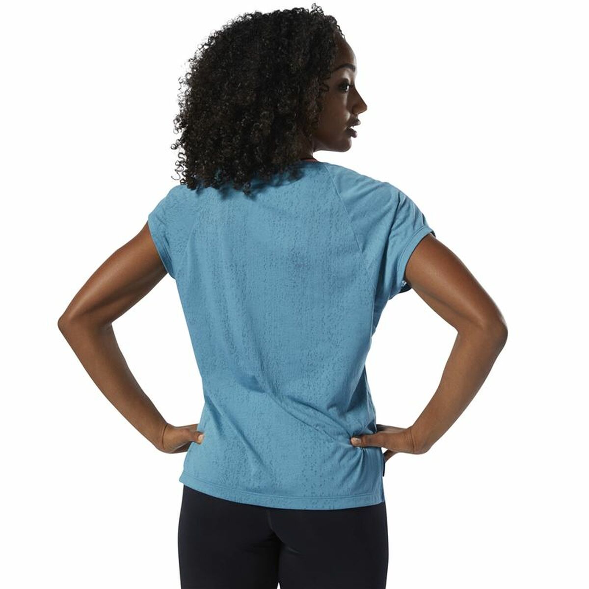 Ärmlös sporttröja Dam Reebok Burnout Blå - 3