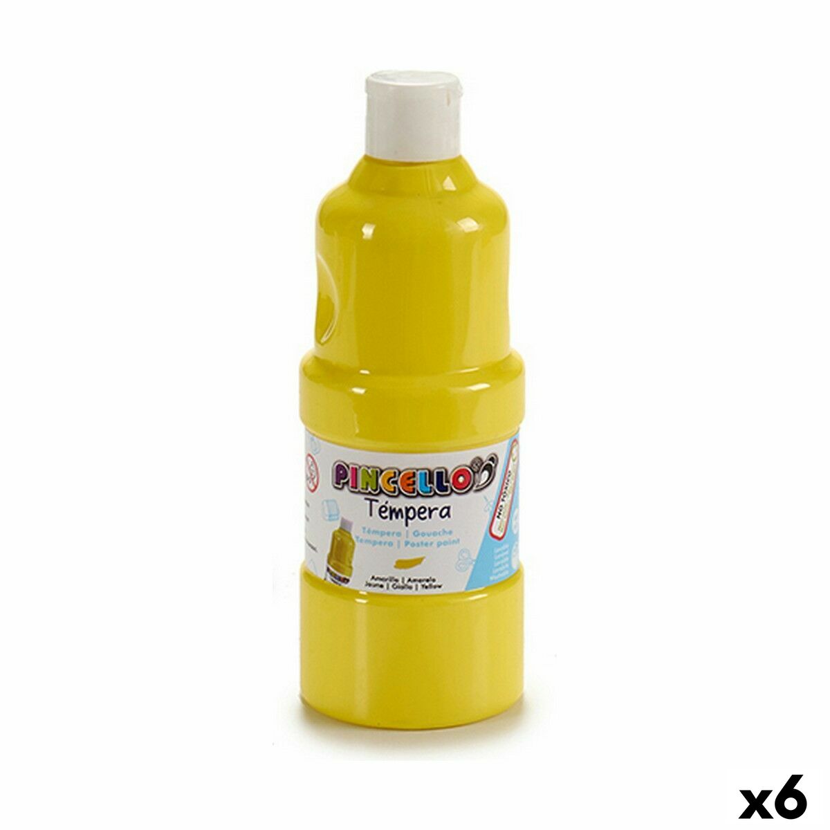 Gouache Gul 400 ml (6 antal)