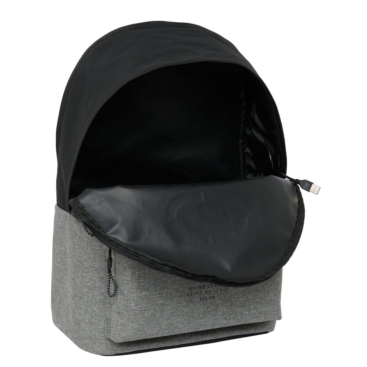 Laptopryggsäck Eck? Unltd. Rhino Svart Grå - 3