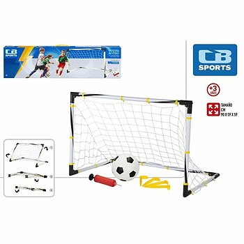 Hopvikbart fotbollsmål 90 x 59 x 59 cm