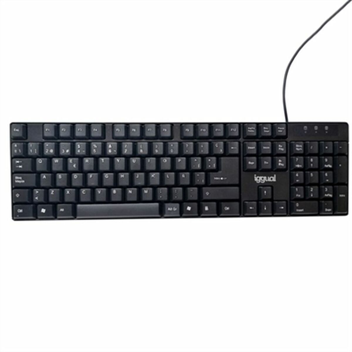 Tangentbord iggual CK-FRAMELESS-105T Svart