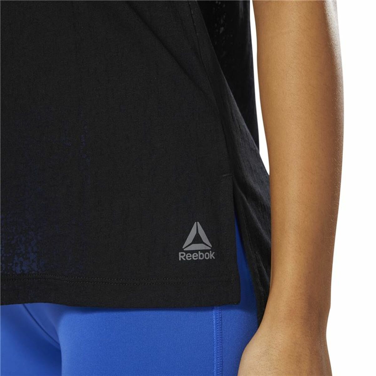 Ärmlös sporttröja Dam Reebok Burnout Svart - 5