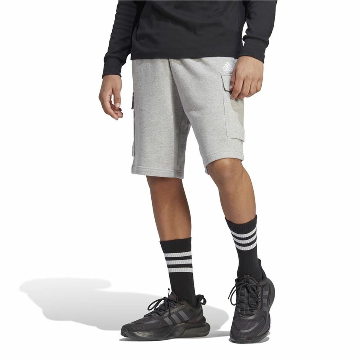 Träningsshorts Adidas Essentials French Terry Cargo Grå - 2
