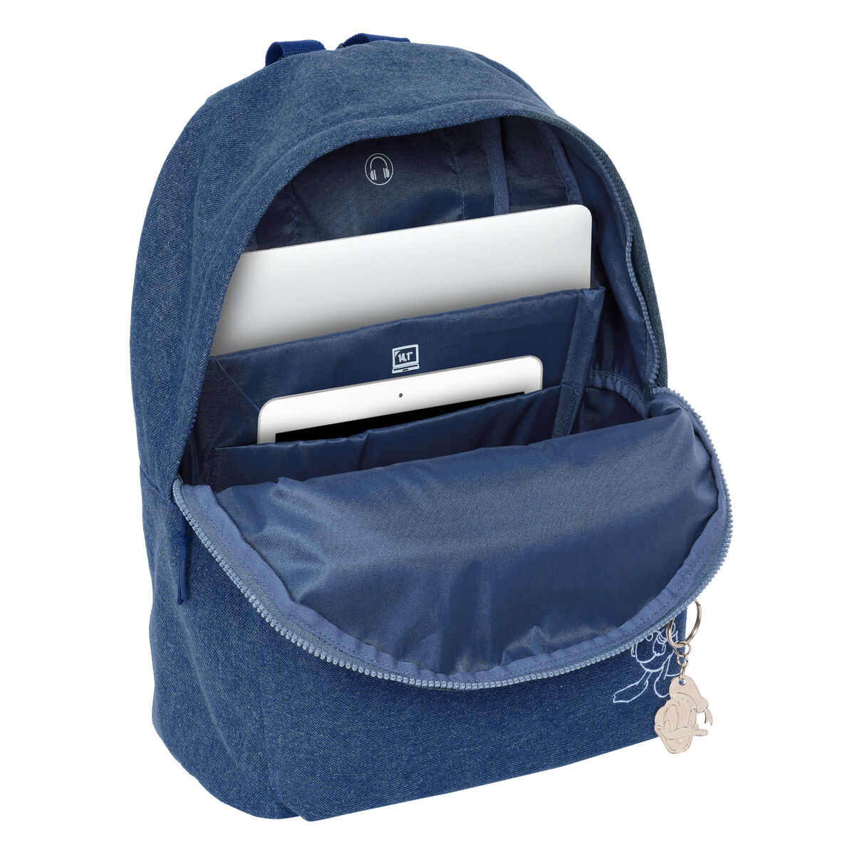 Laptopryggsäck Donald Denim Blå 31 x 41 x 16 cm - 4