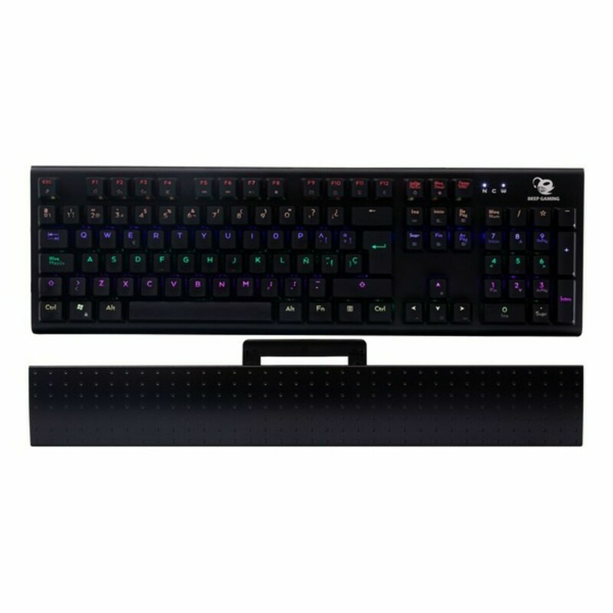 Gaming Tangentbord/ OR: Speltangentbord CoolBox DeepSolid Qwerty Spanska - 2