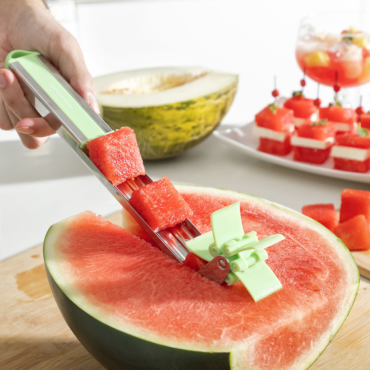 Kubskärare för Vattenmelon Cutmil InnovaGoods - 9