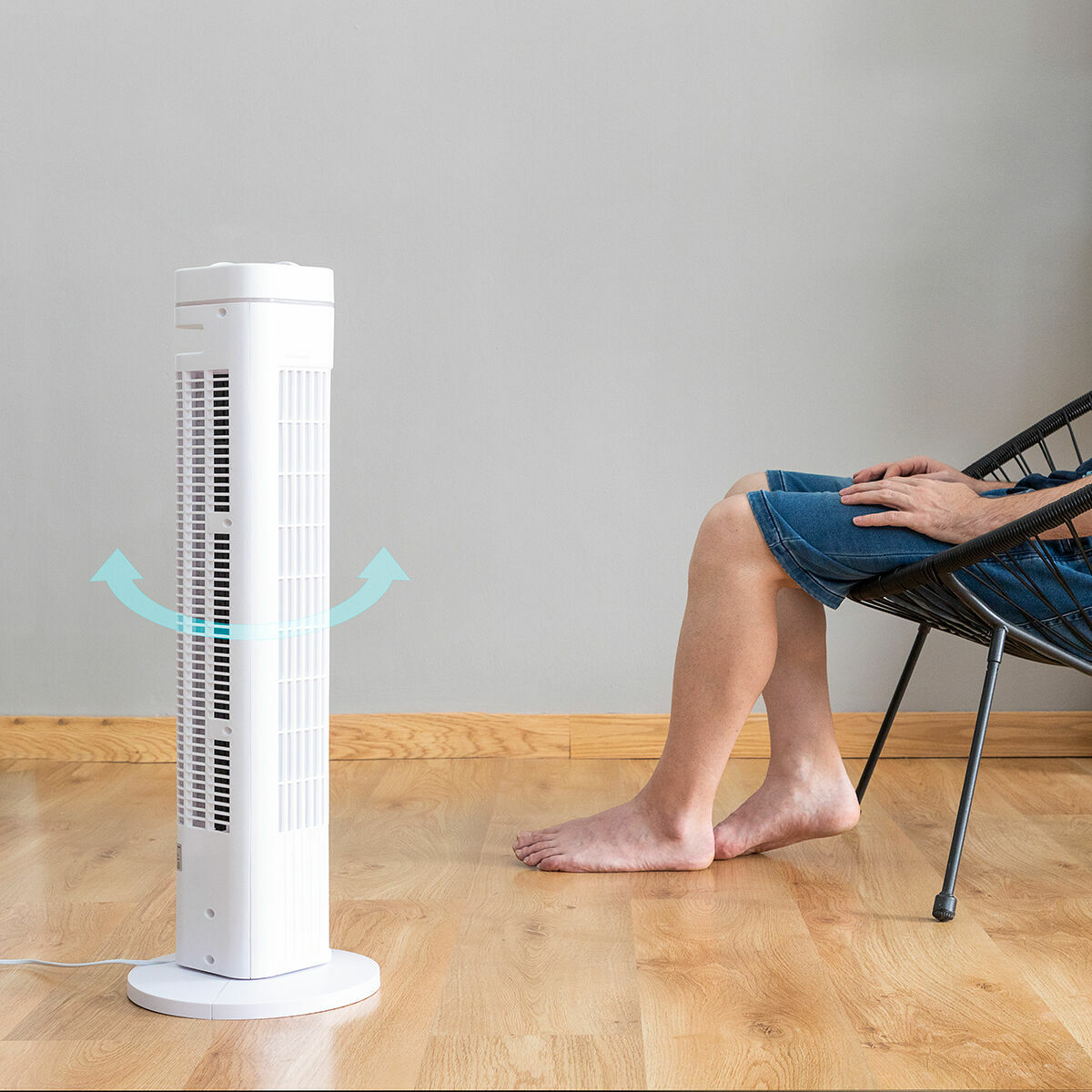 Tornfläkt Fankol InnovaGoods Vit 50 W - 9