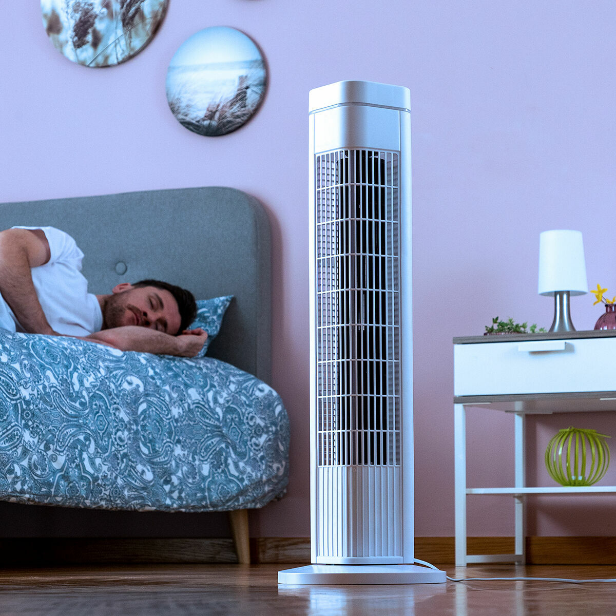 Tornfläkt Fankol InnovaGoods Vit 50 W - 7