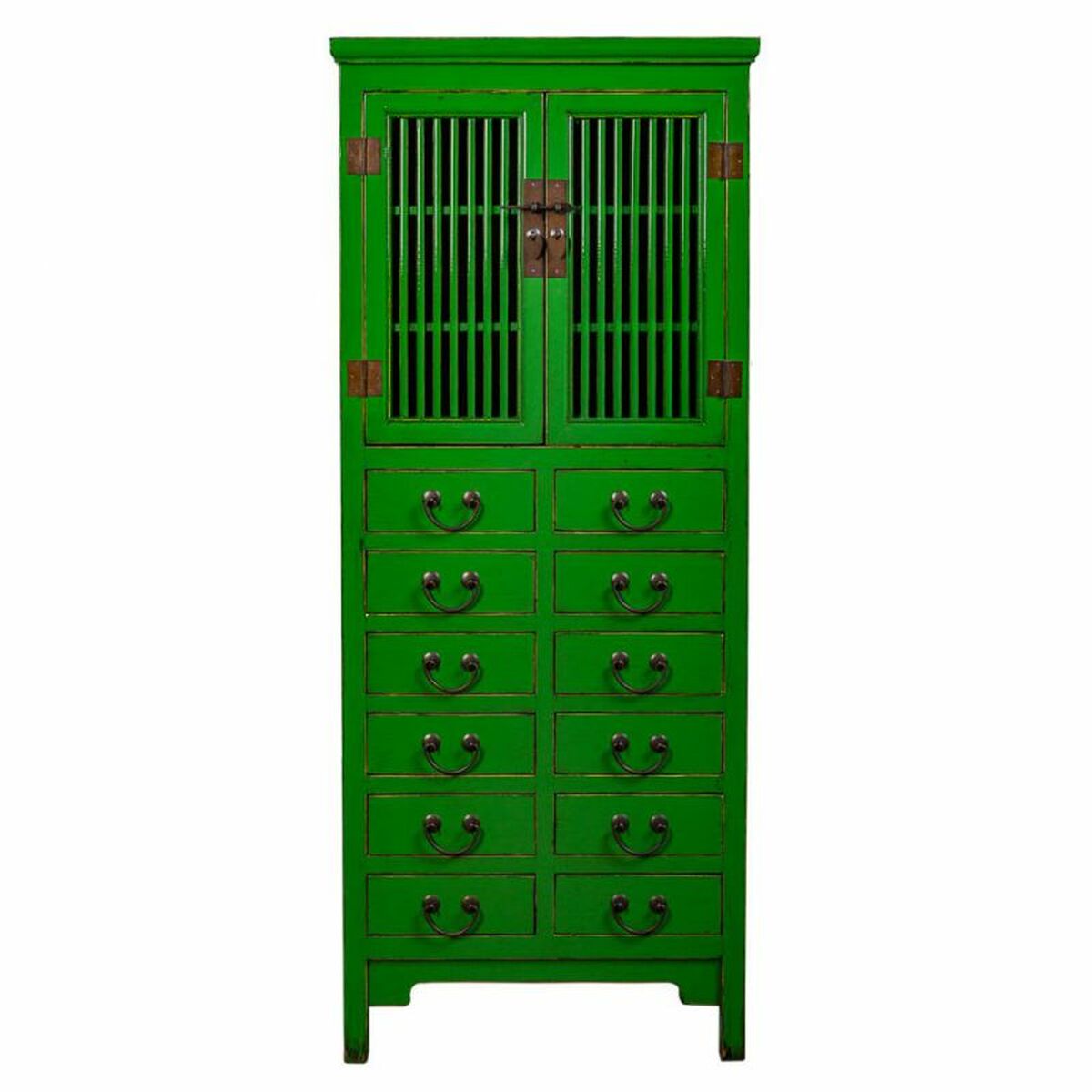 Skåp Alexandra House Living Grön MDF Almträ 43 x 170 x 70 cm - 3