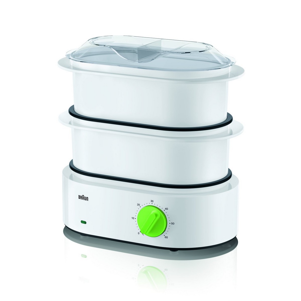 Ångkokare Braun FS 3000 850 W Vit/Grön Vit Polykarbonater 850 W - 2