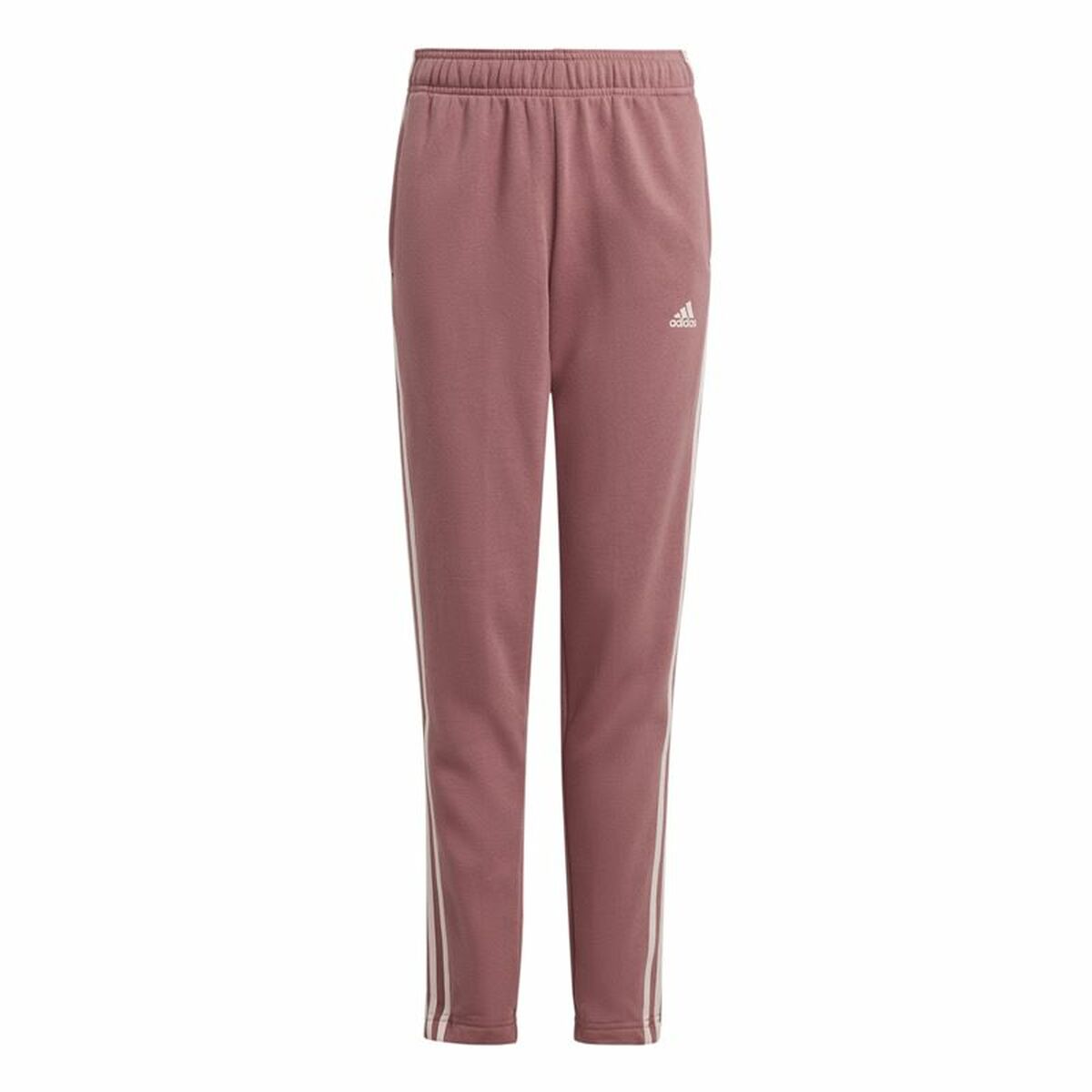 Träningsoverall, Barn Adidas Tiberio 3-Stripes Colorblock Fleece Rosa - 3