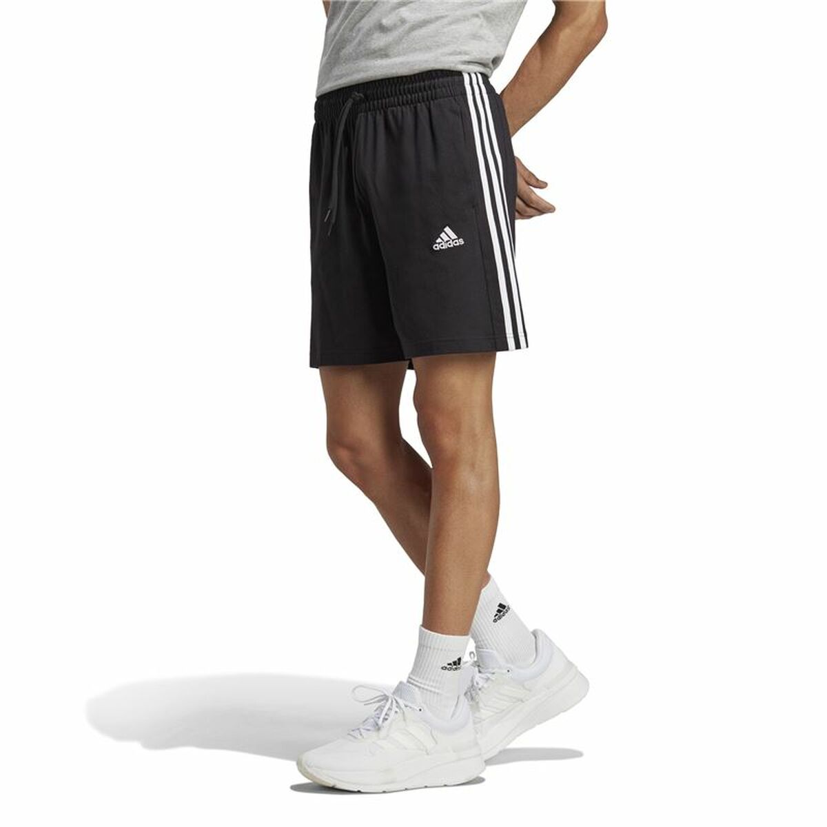 Träningsshorts Adidas 3S Sj 7 Sho Svart - 2