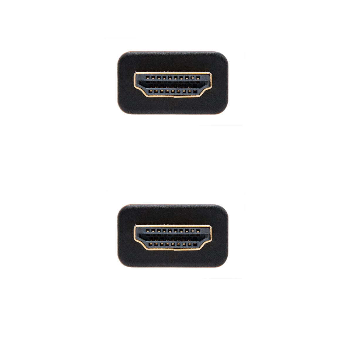 Kabel HDMI NANOCABLE 10.15.3701 V2.0 Svart/Blå 1 m 4K Ultra HD - 3