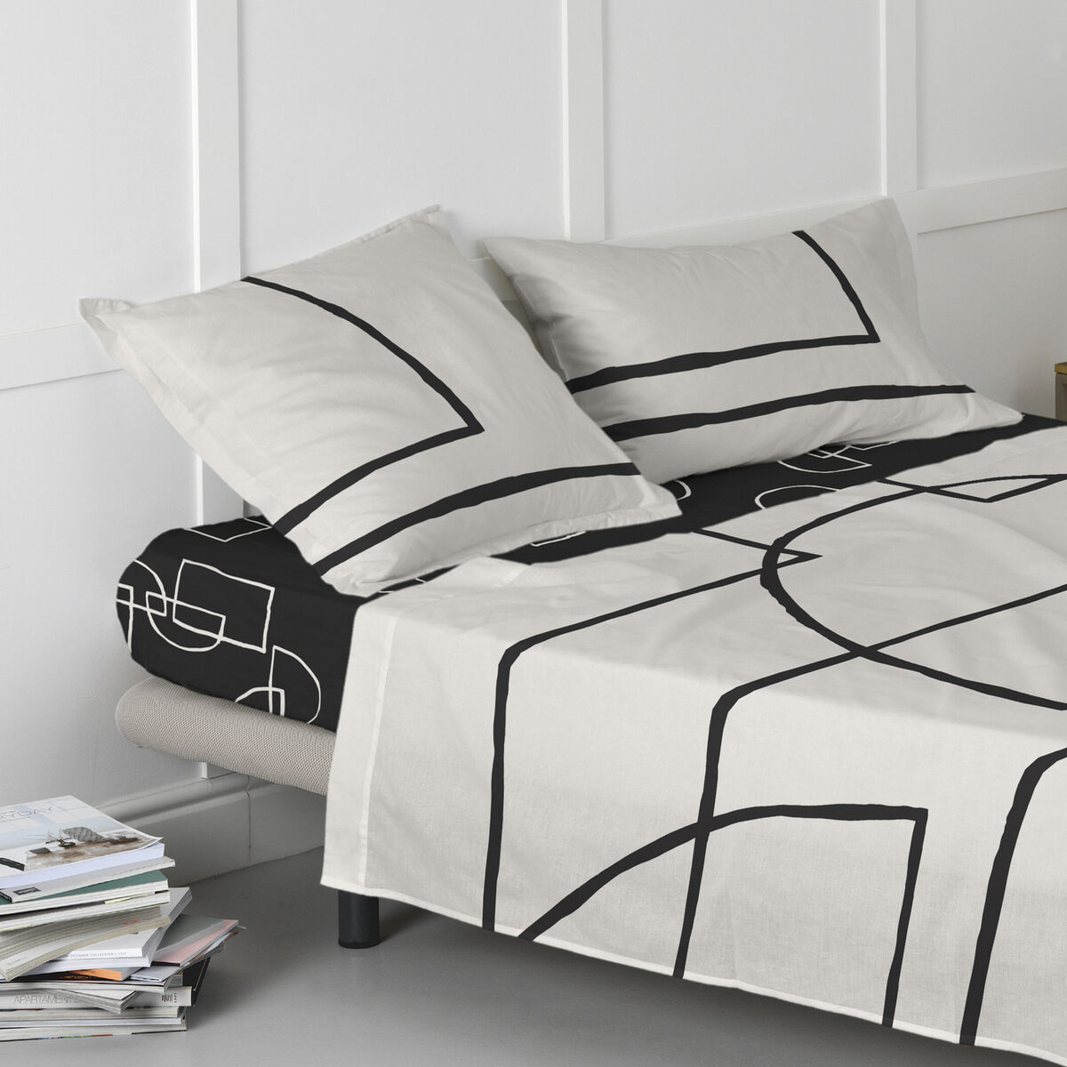 Underlakan HappyFriday BLANC Multicolour 105 x 200 x 32 cm - 3