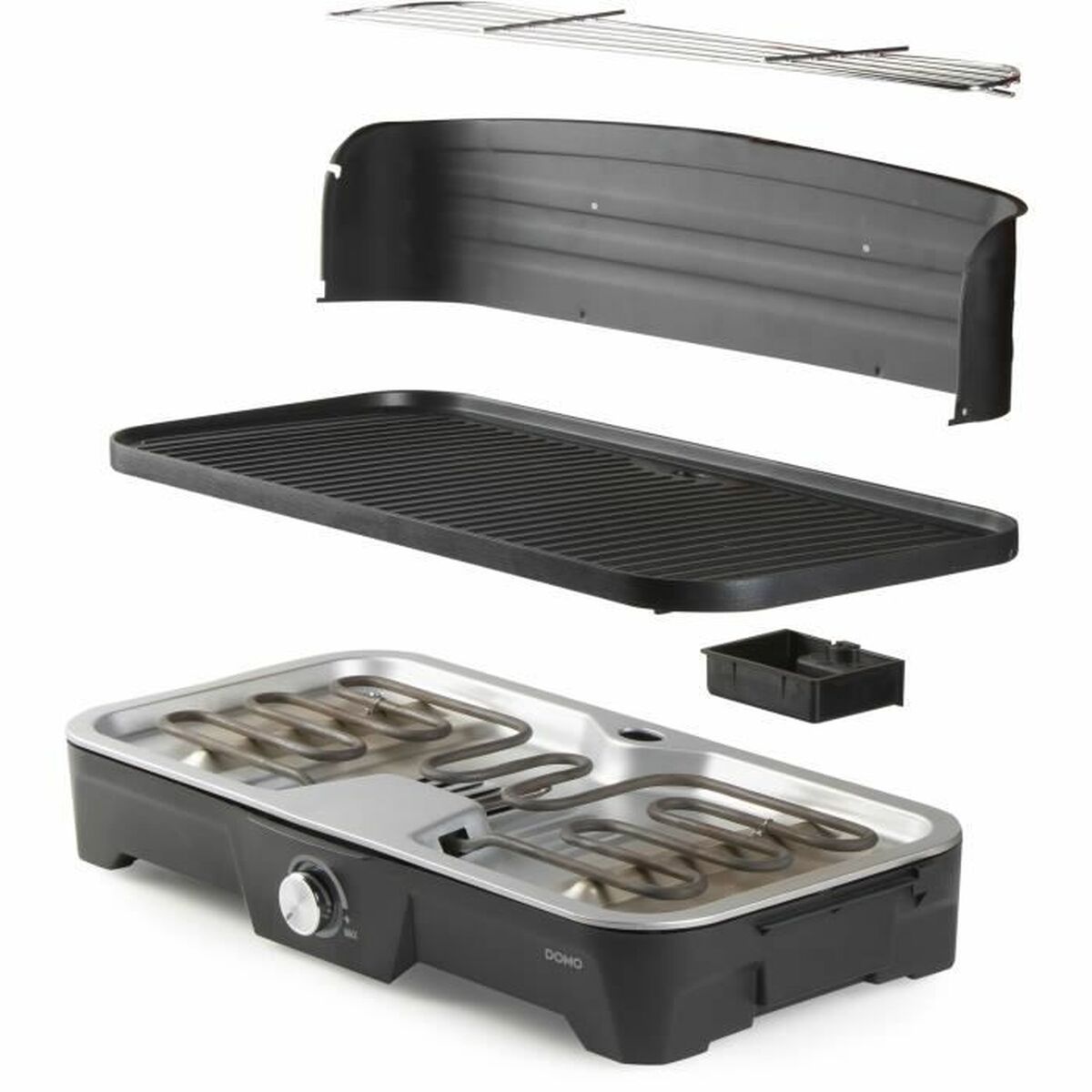Bärbar Grill DOMO Do9260g Gjutjärn - 3