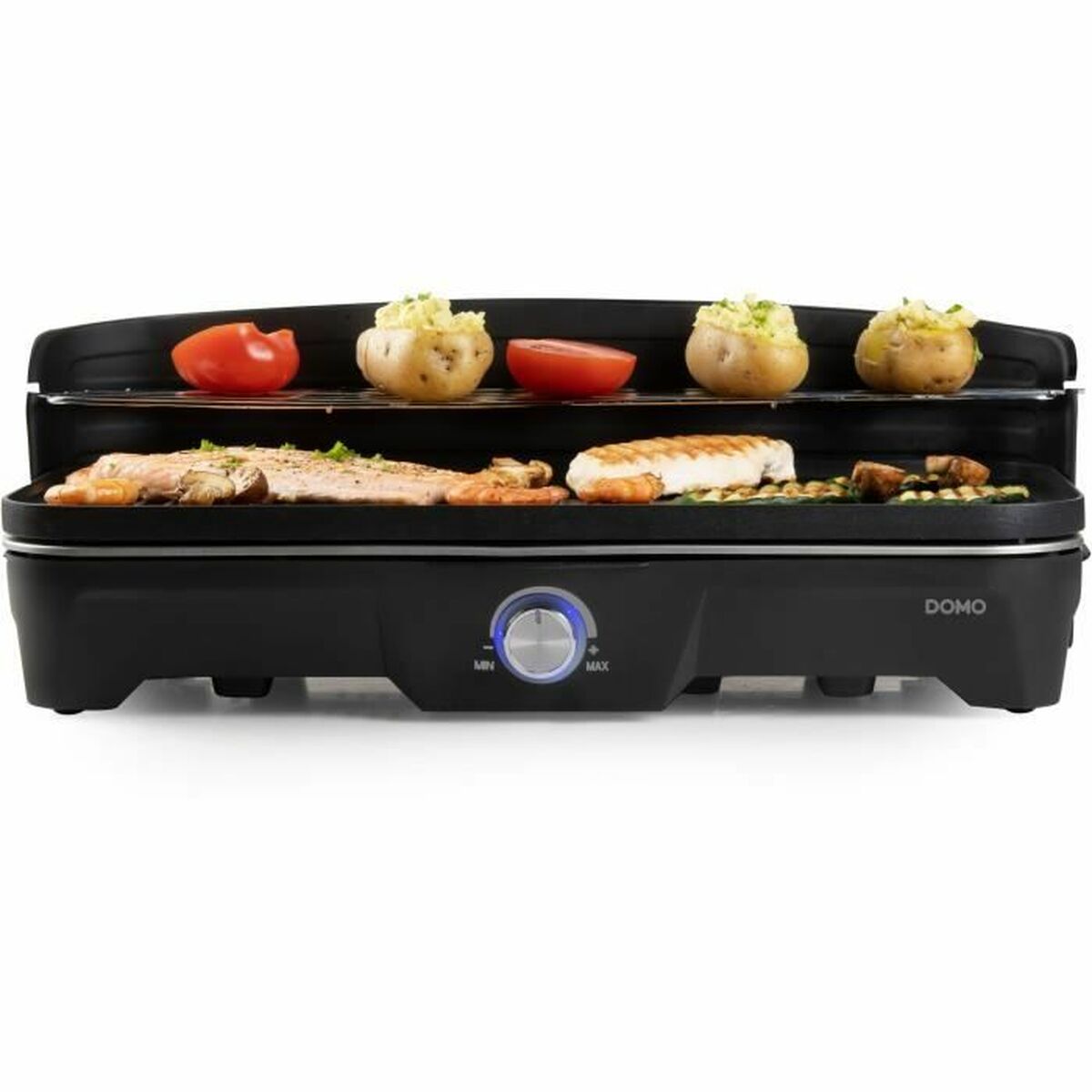 Bärbar Grill DOMO Do9260g Gjutjärn - 4