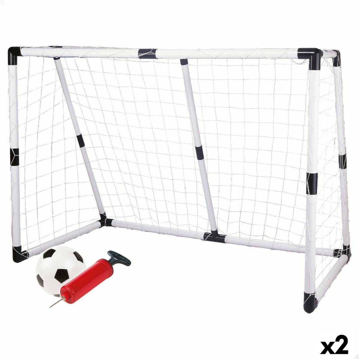 Fotbollsmål Colorbaby 190 x 132 x 90 cm (2 antal)
