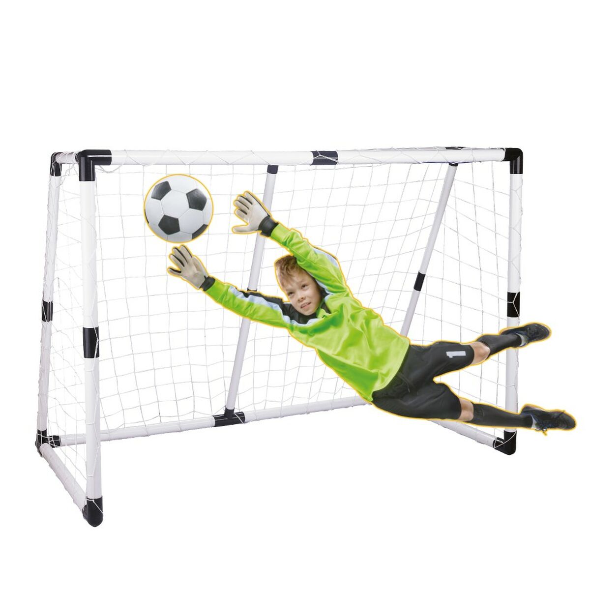 Fotbollsmål Colorbaby 190 x 132 x 90 cm (2 antal) - 3