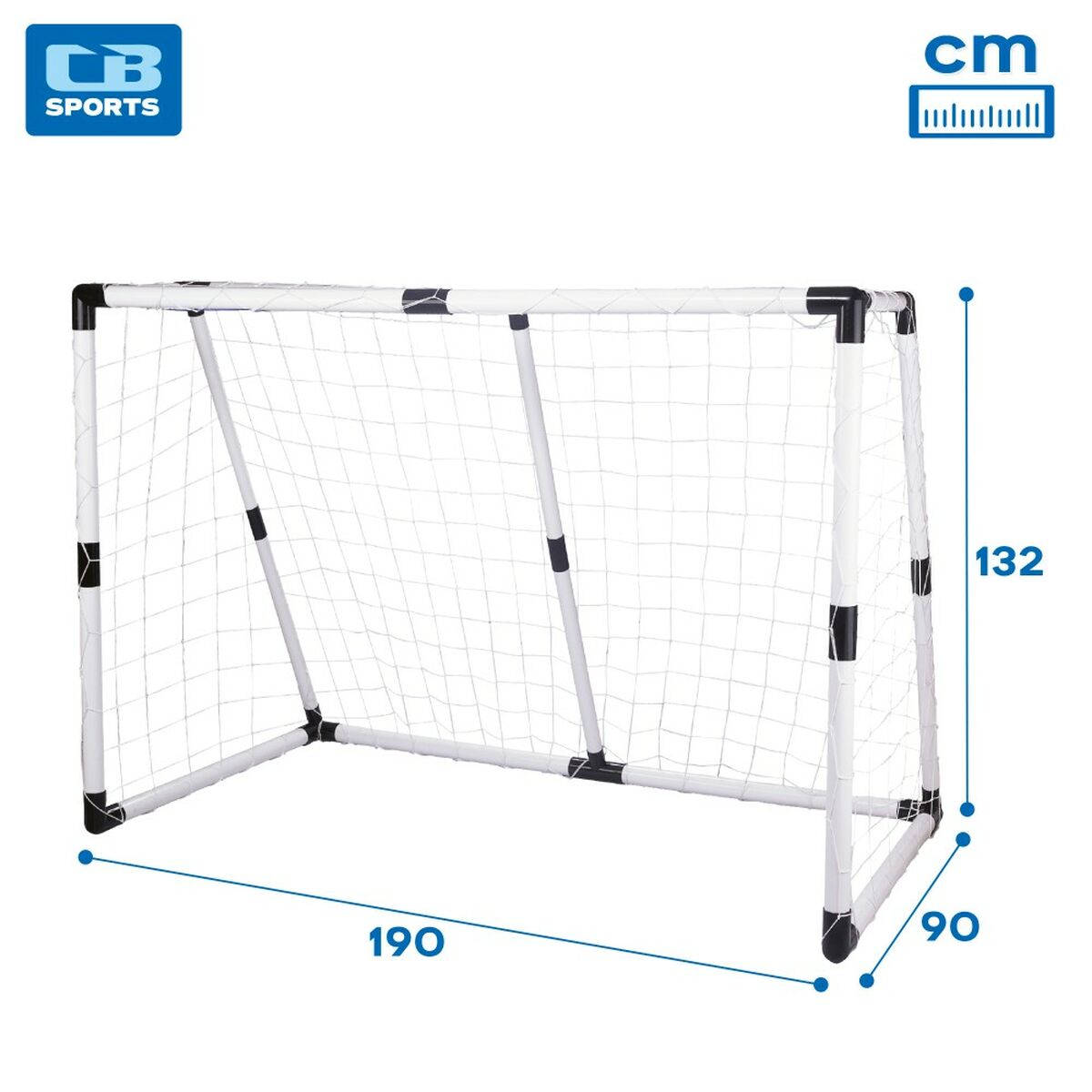 Fotbollsmål Colorbaby 190 x 132 x 90 cm (2 antal) - 12