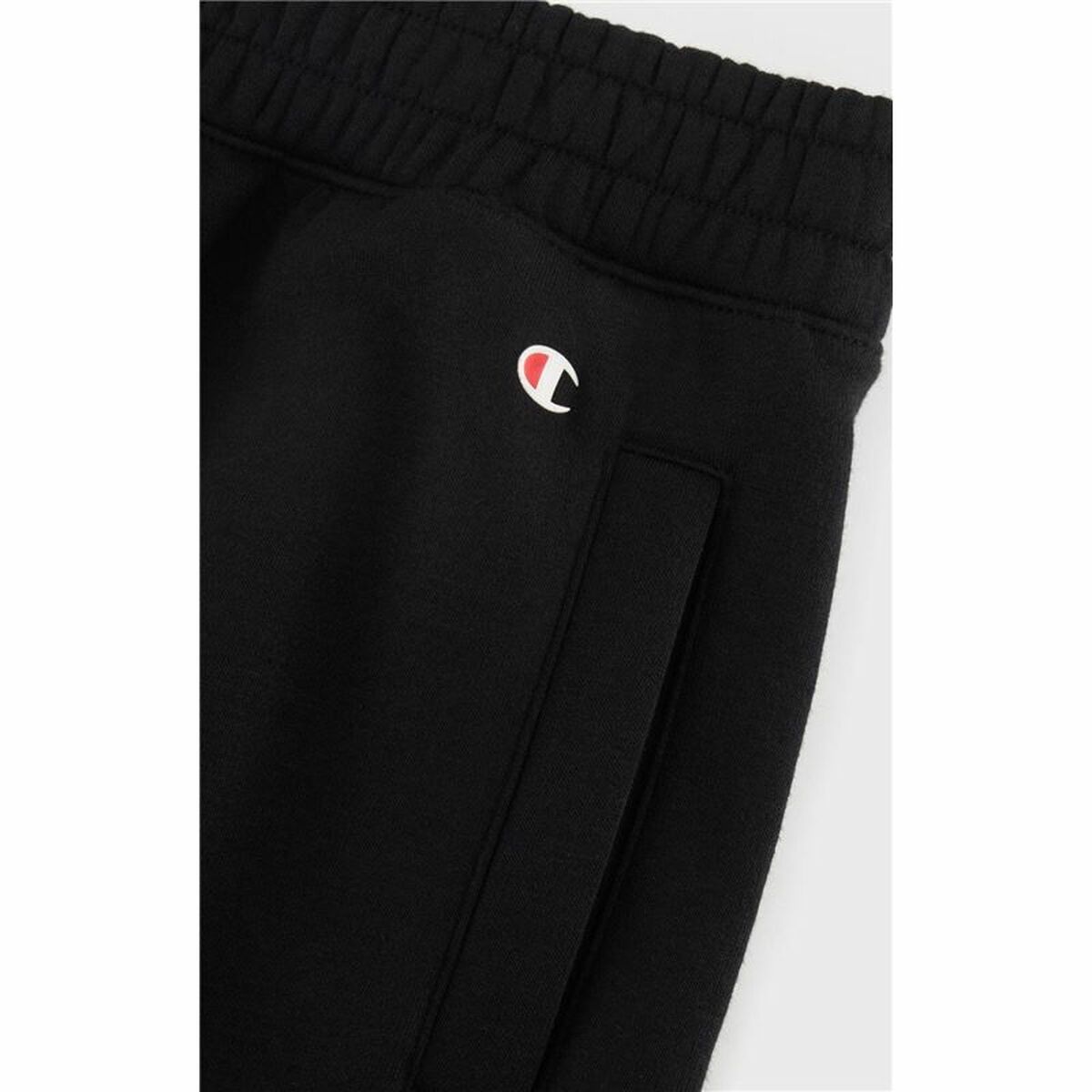 Långa träningsbyxor Champion Elastic Cuff Legacy Svart Kvinna - 5