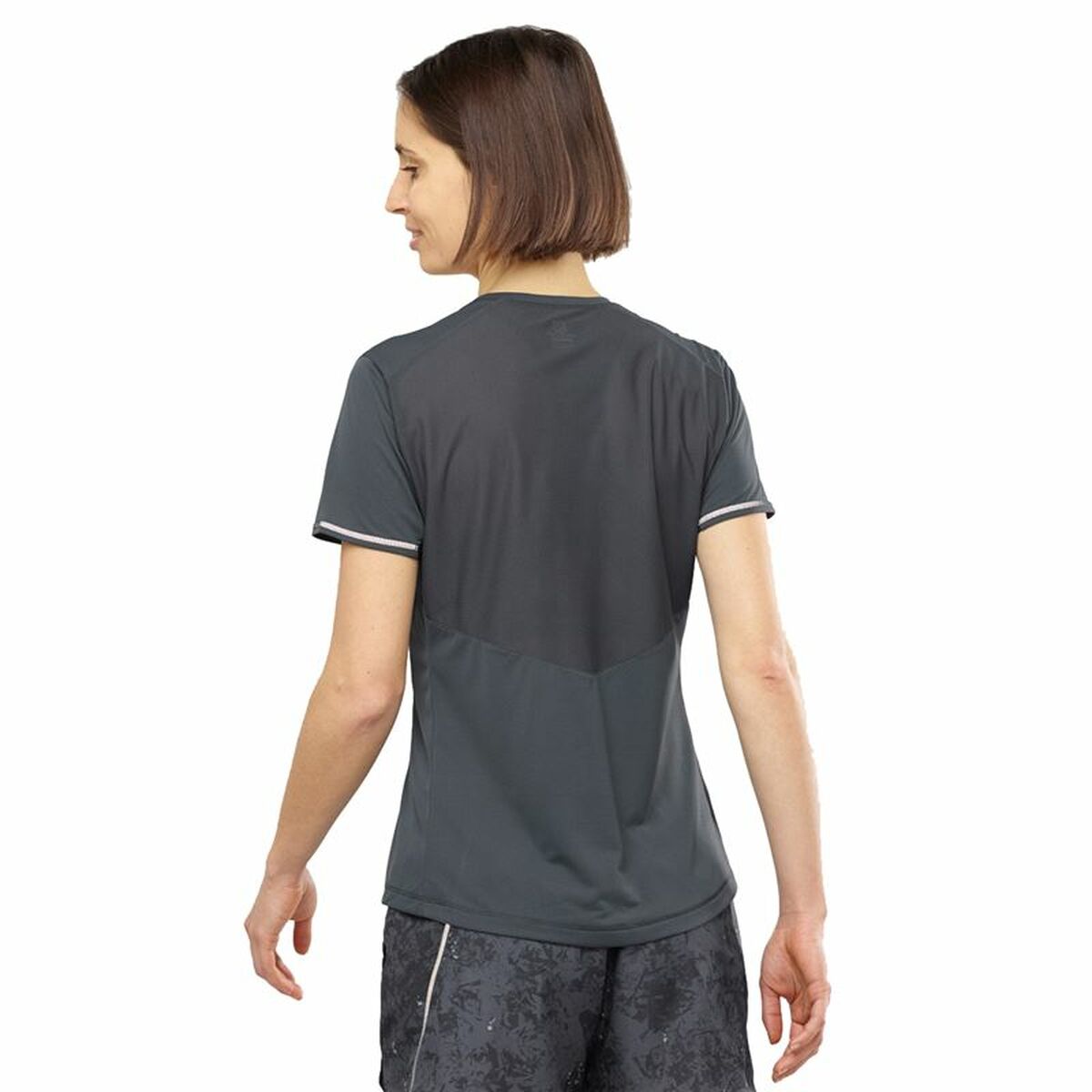 T-shirt med kortärm Dam Salomon Agile Mörkgrå - 3