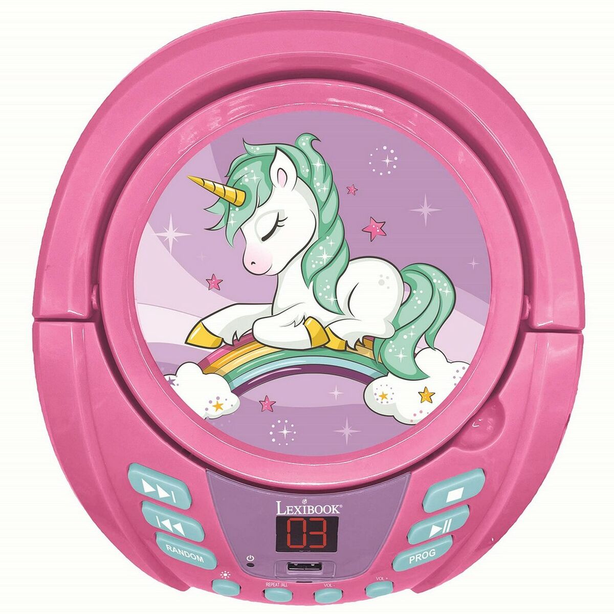 CD/MP3-spelare Lexibook Barn Rosa Bluetooth Enhörning - 11