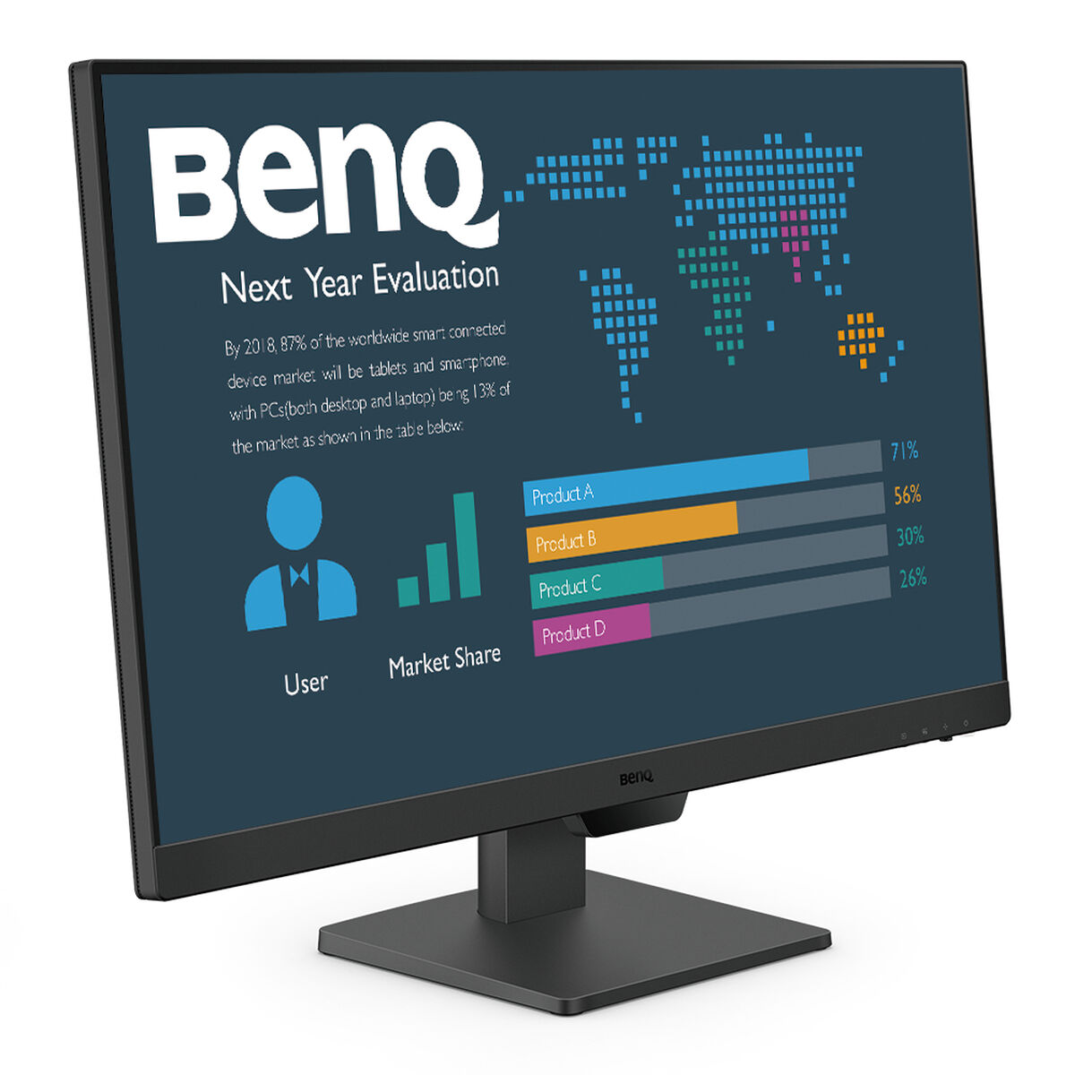 Monitor Gaming BenQ 9H.LM6LB.QBE 100 Hz 27" Full HD LCD - 4