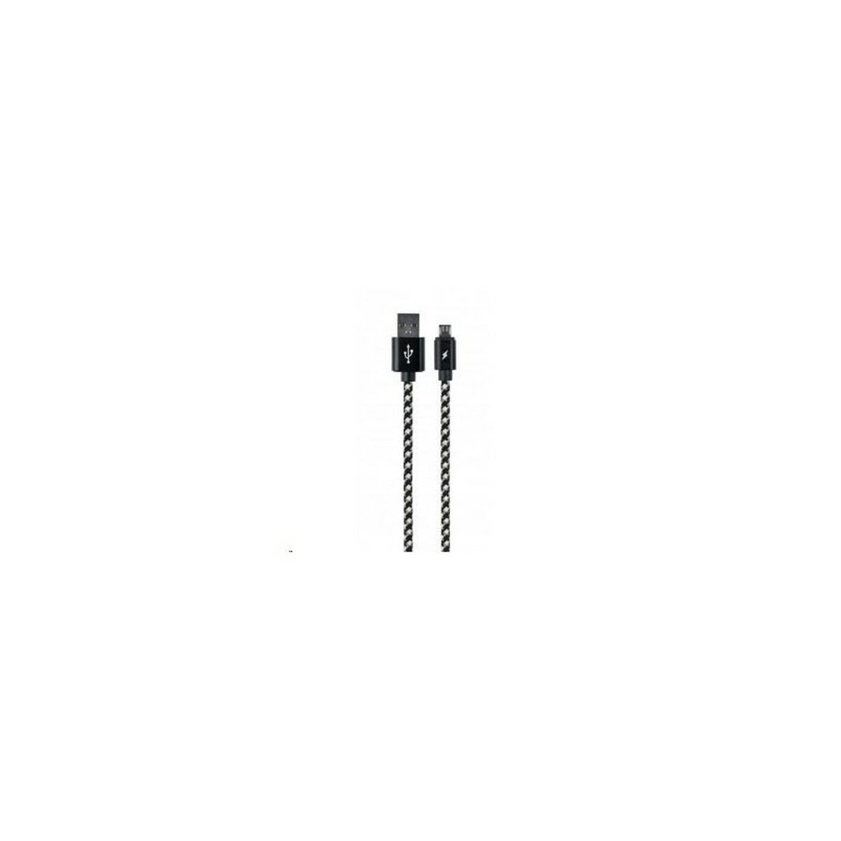 USB-kabel till mikro-USB Wirboo WS602 Svart 2,5 m