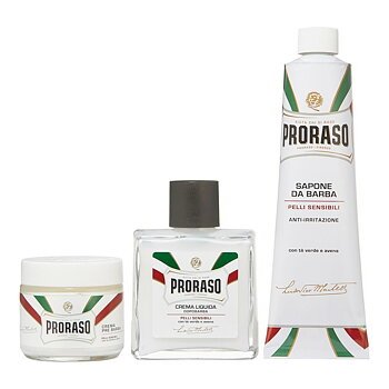 Rakset Proraso PELLI SENSIBLI 3 Delar 4 Delar