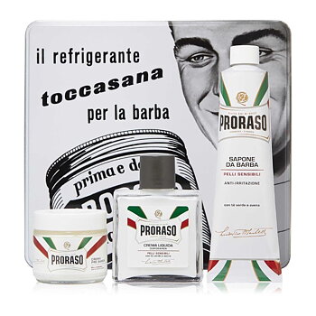 Rakset Proraso PELLI SENSIBLI 3 Delar 4 Delar