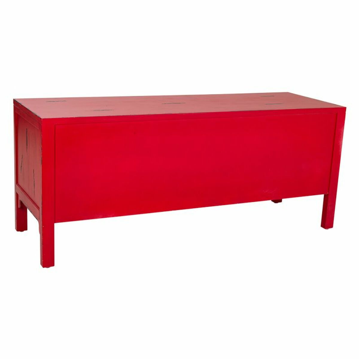 Flerfunktionslådor Alexandra House Living Röd Granträ Trä MDF 40 x 50 x 120 cm - 5