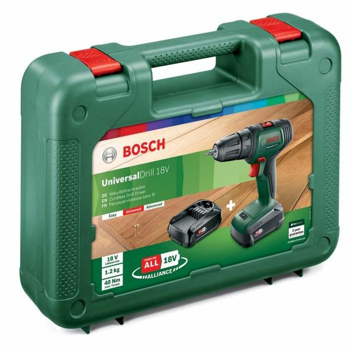 Förare borr BOSCH AdvancedDrill 18 18 V 36 Nm - 7