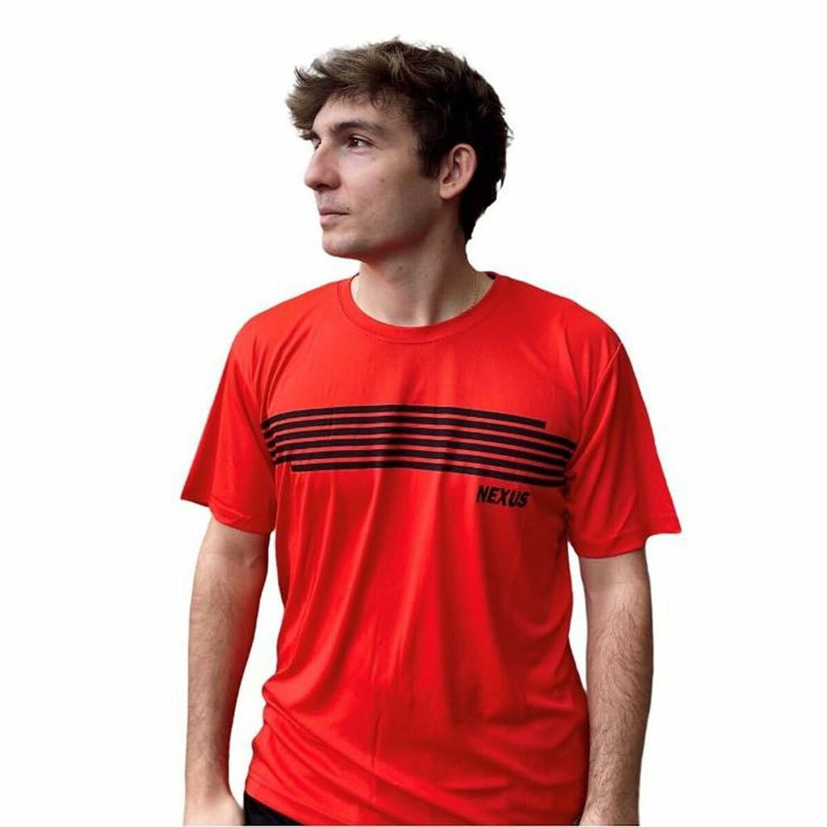 T-shirt med kortärm Herr Nexus Trust Röd