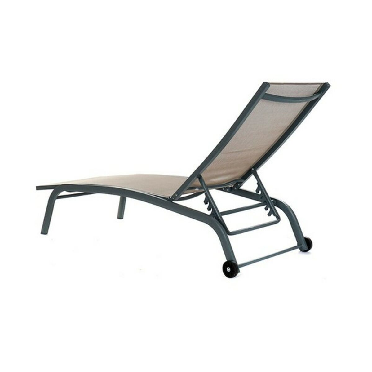 Edények DKD Home Decor Med hjul Grå PVC Aluminium (187,5 x 64 x 97 cm) - 2
