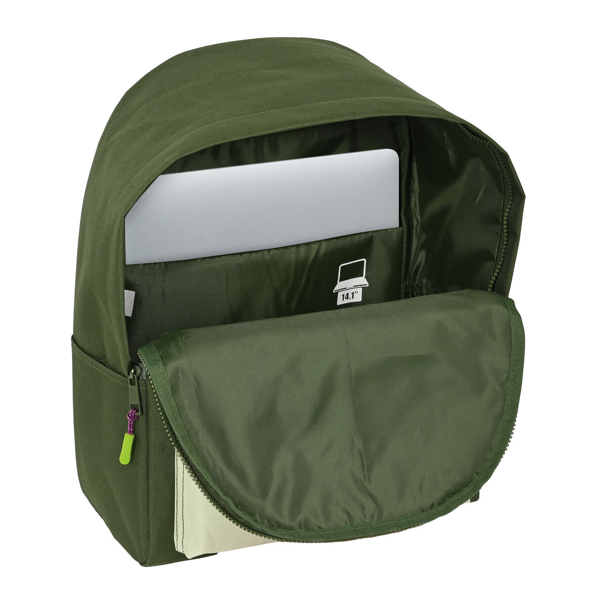 Laptopryggsäck Munich Bright Khaki Grön 31 x 40 x 16 cm - 3