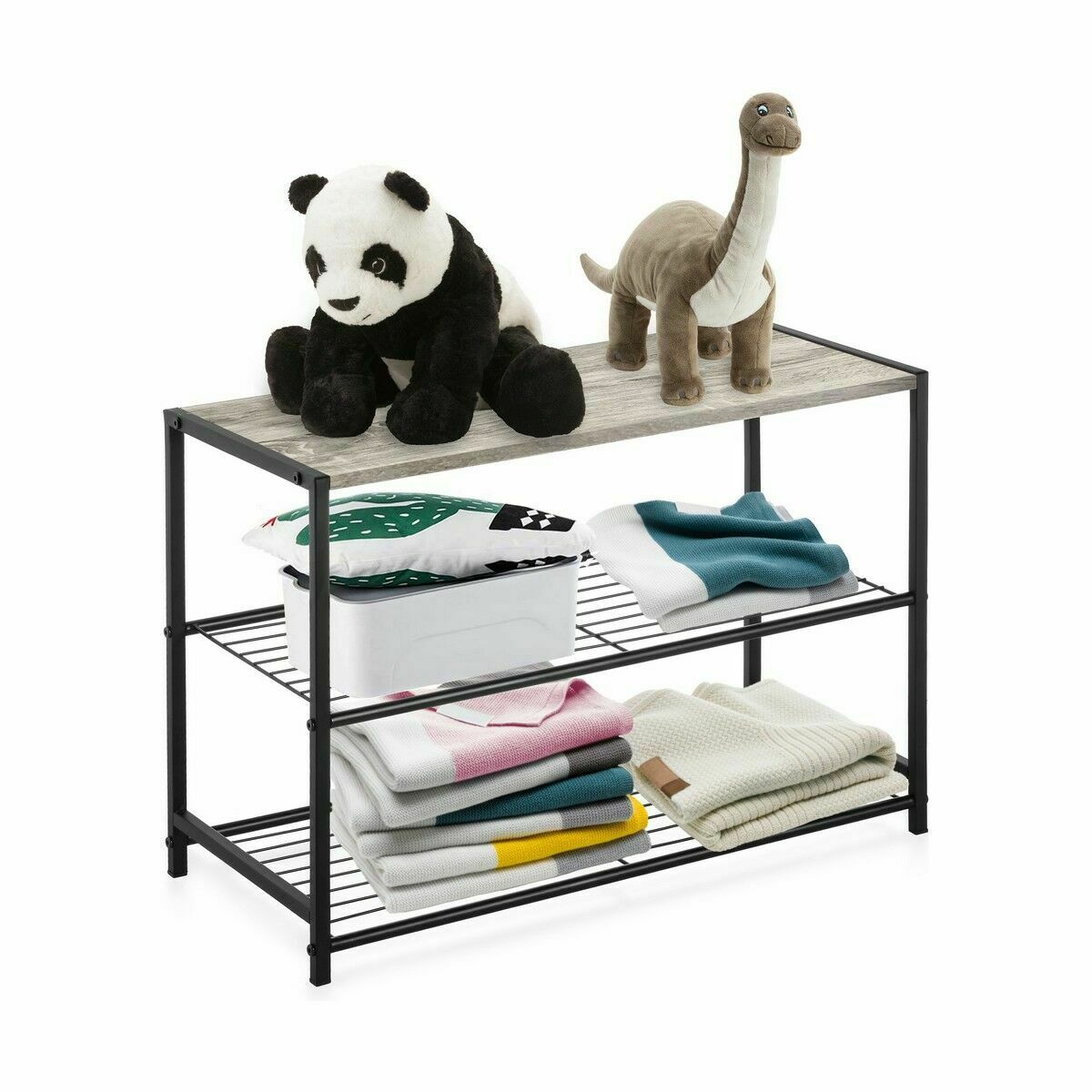 Bokhylla Confortime Metall 60 x 30 x 43 cm (4 antal) - 2